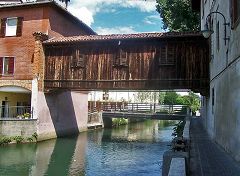 Gorgonzola: ponte di legno