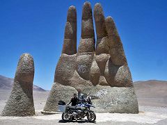 Atacama desert: Hand in the desert