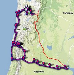 Tour in moto Cile-Argentina